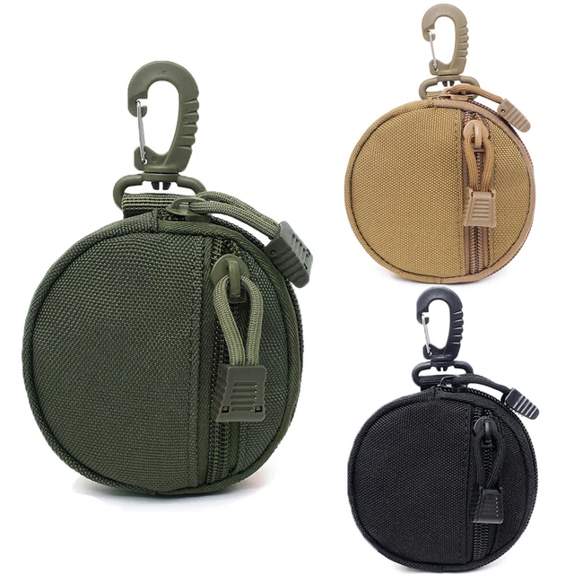Outdoor key bag round waist hanging wallet molle sundries bag Light to carry US