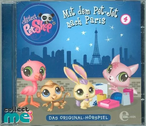 CD Littlest Pet Shop - 4 Mit dem Pet-Jet nach Paris - Hörspiel-CD