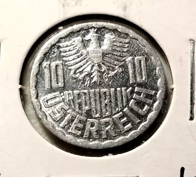 1987  AUSTRIA  10 Groschen  Coin -  KM# 2878 - Combined Shipping (#INV4428)