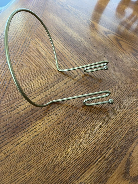 Vintage ORIGINAL 1960s Pyrex Gold Metal Chip & Dip Wire Bracket Vintage ORIGINAL 1960s Pyrex Gold Metal Chip & Dip Wire Bracket