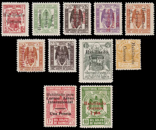 Guinea Española 259A/L 1939-1941 Shield MNH