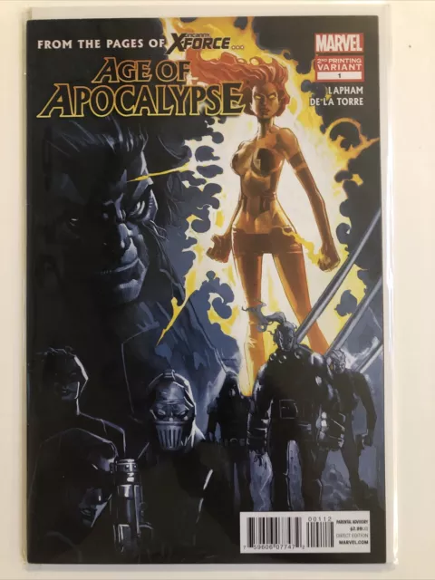 Age Of Apocalypse #1 2nd Print Marvel Comics 2012 Save Combine Shipping