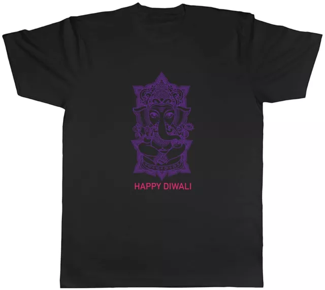 Happy Diwali Ganesh Festival Mens Unisex T-Shirt Tee Gift