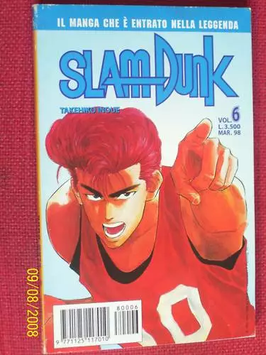 Slam Dunk 1°Serie Piccoli N°6  Nuovo+ Dispon 4/62 Molti