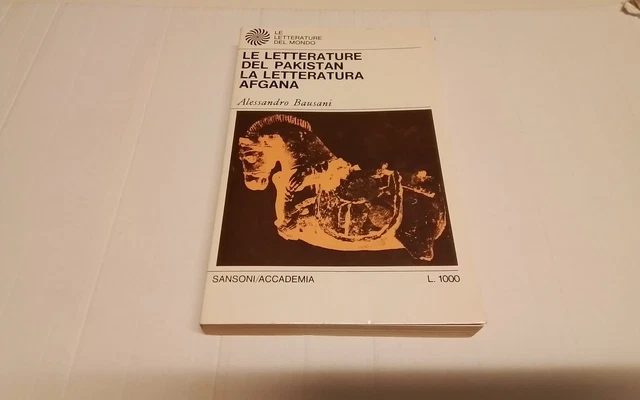 A. Bausani, Le letterature del Pakistan e la letteratura Afgana, 24mr26 A. Bausani, Le letterature del Pakistan e la letteratura Afgana, 24mr26