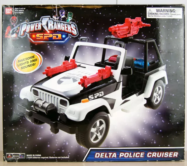 Power Rangers - SPD - Delta Police Cruiser - mit Licht & Sound