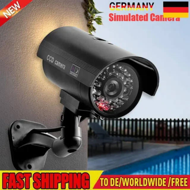 Simulation Dummy Camera Fake Surveillance CCTV Camera for Home Security