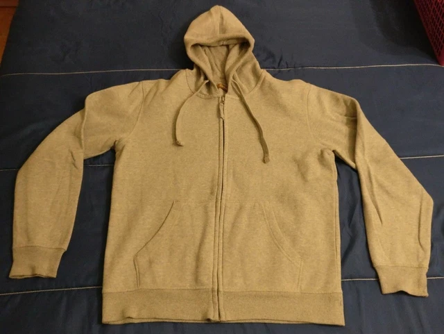 COMBIPEL Felpa full zip con cappuccio in cotone Grigio - TAGLIA L