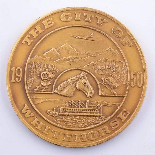 $1 ND Whitehorse, Yukon YT8T BR Pattern Canadian Municipal Token