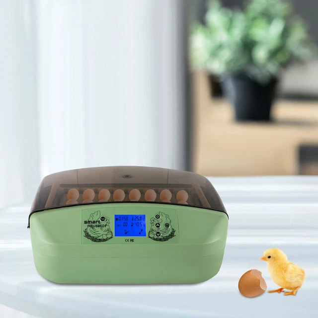 Umelee Incubateur Automatique 16 Œufs - Couveuse Avec Retournement Auto, Contrôle Précis Température, Double Alimentation, Pour Poules, Canards, Cailles, Oies Et Volaille