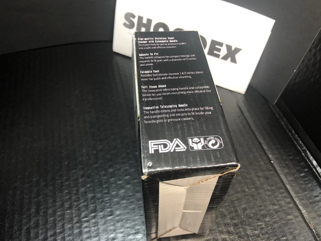 panier à vapeur de légumes plat pliant en acier inoxydable légumes aliments vapeur 5