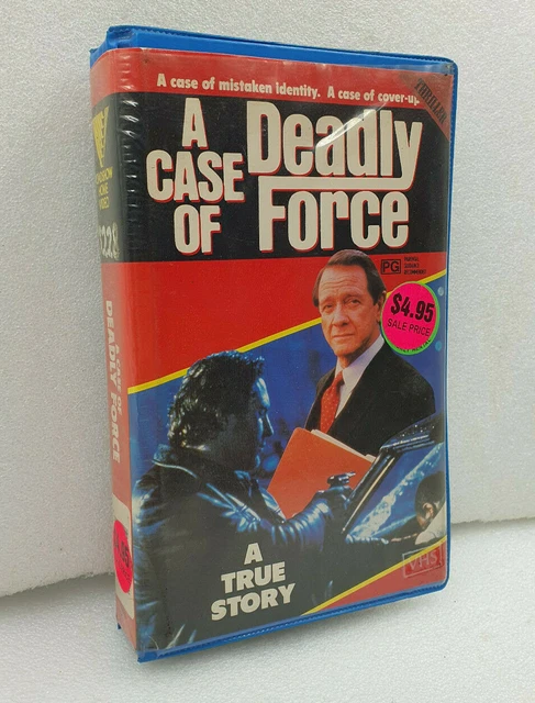 EX RENTAL A Case Of Deadly Force VHS Video Roadshow Clamshell Tape ...