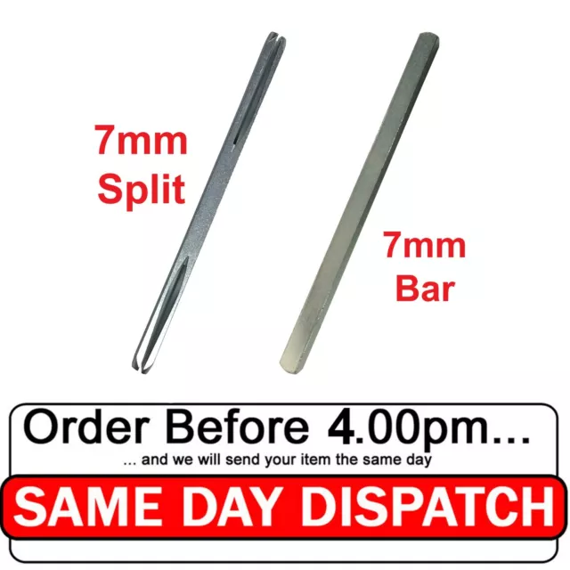 7mm Spindle Steel Bar Plain for UPVC Windows and Other Door / Window 10-150mm