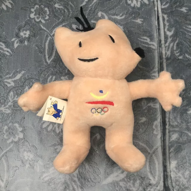 Vintage Barcelona 1992 Olympics Games Official Mascot Cobi Plush 12"