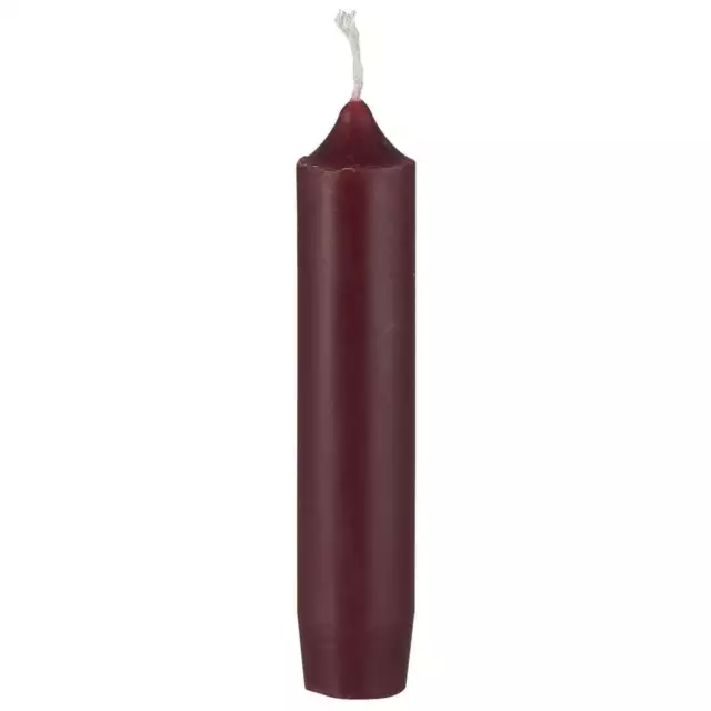 IB Laursen Varilla Vela Velas 6 Unidad Rojo Encaje Pizarra H=11cm Navidad