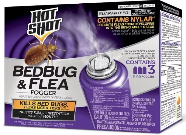 Bed Bug Bomb Insect Fogger Kill Mosquito Flies Fleas Ticks Bed Bugs Killer 3 Pcs