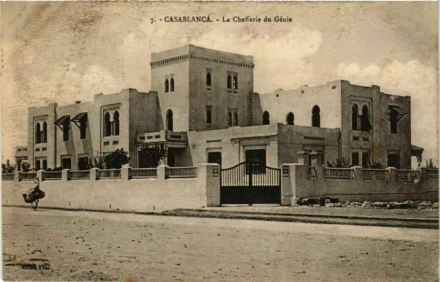 CPA AK Casablanca - La Chefferie du Genie MAROC (963267)