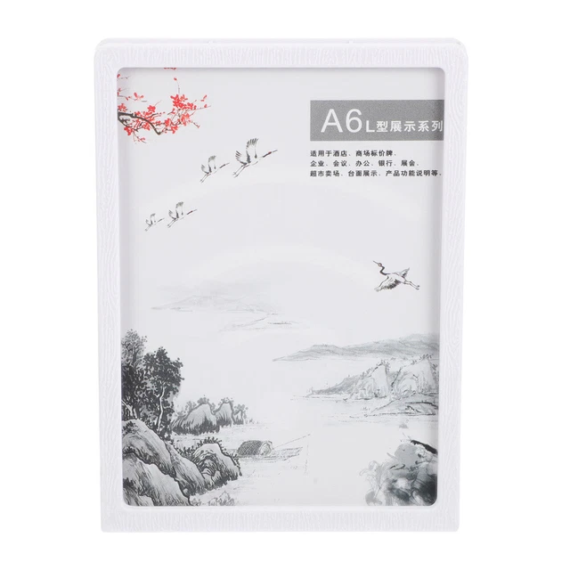 10 Porta Menu A4 Per Ristorante - Espositori Da Tavolo In Pelle Nera Con Angoli Metallici - Foto 9