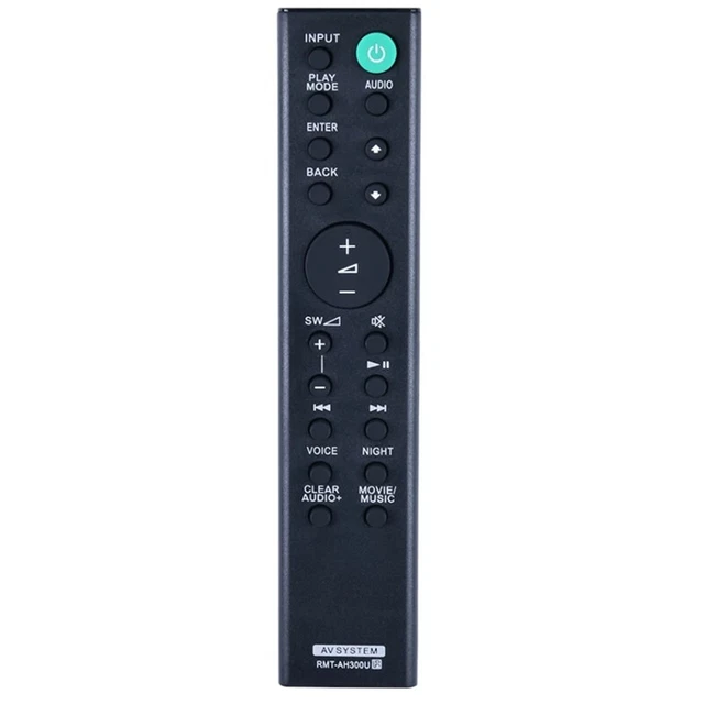 RMT-AH300U 149327911 Telecomando di ricambio - VINABTY RMT-AH300U Soundbar Telecomando per Sony Sound Bar Home Theater System HT-CT290 HT-CT291 HTCT290 HTCT291 SA-CT290 SA-CT291 SACT290 SACT291 Remote