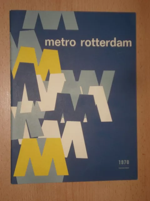 U-Bahn Metro Rotterdam RET Planung Bau 1970