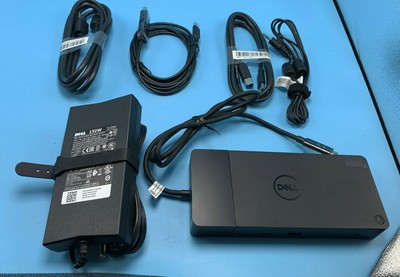 Station d'Accueil DELL WD19 - Model : K20A - 130 W - Sans Chargeur - état moyen - Accessoires informatique