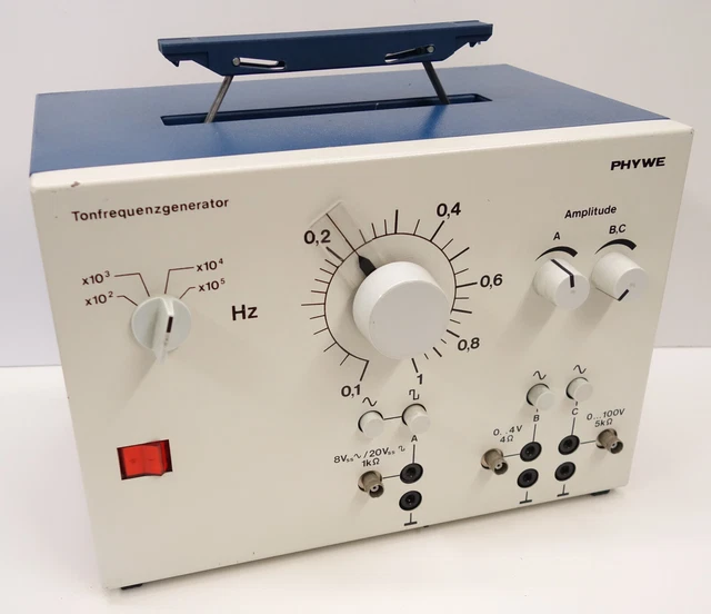 PHYWE Tonfrequenzgenerator (Leybold, Schule, Physik, Hochspannung, Tesla)