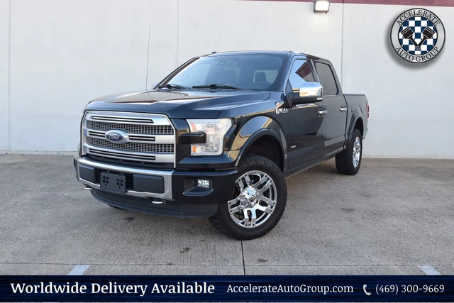 2015 Ford F-150 Platinum Massaging Seats Sync w/Myford Touch Blis