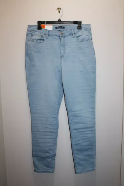 Calvin Klein Marina Womens Jeans Light Blue Size 16