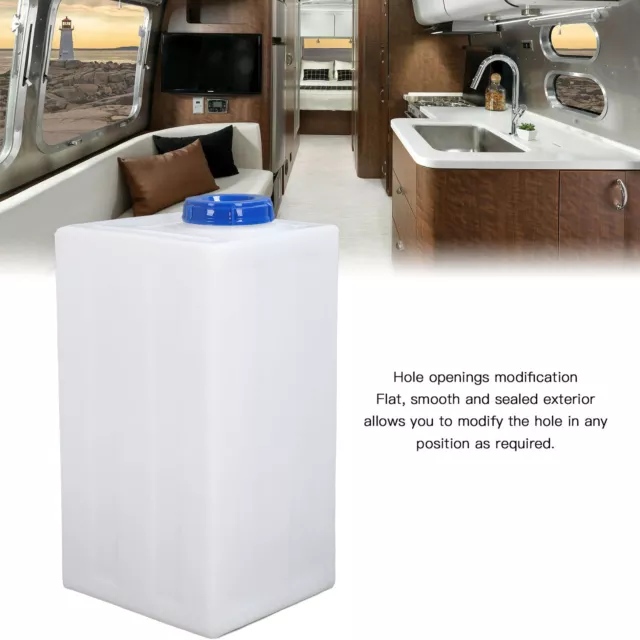 ⊹RV Water Storage Tank 26 Gallons Food Grade Vertical Water Container Tank For