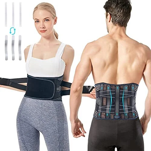 Mercase Ceinture Lombaire Femme Homme pour le dos Douleur Sciatique Hernie Di...