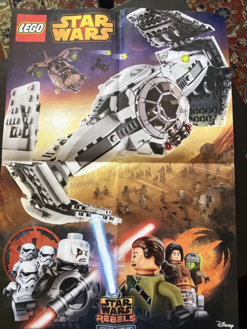 LEGO STAR WARS Rebels DOUBLE SIDED POSTER MINIFIGURE GALLERY