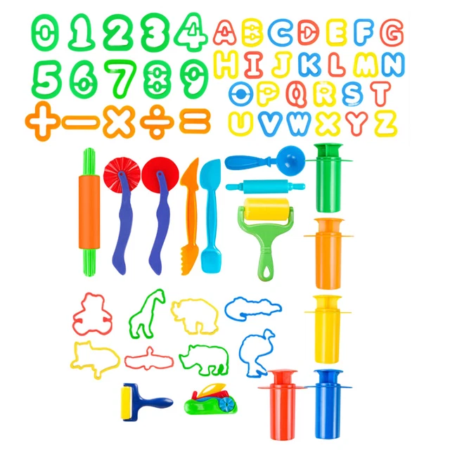 Hermosos juguetes educativos interesantes de plastilina para niños pequeños