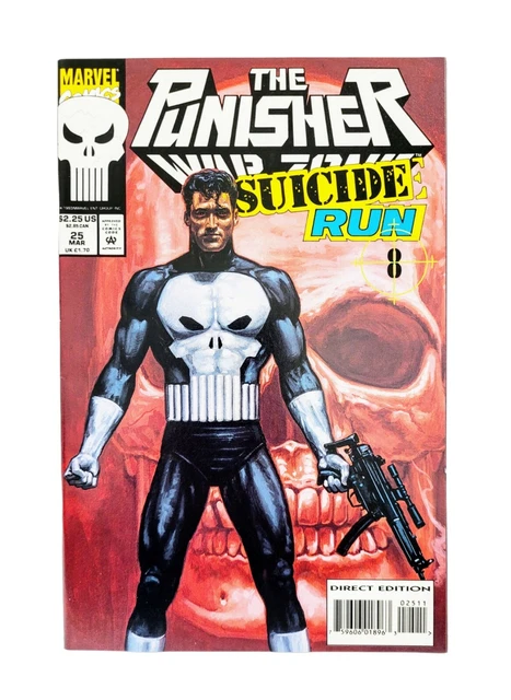 The Punisher War Zone  Suicide Run 8  Comic Book Vol 1 #25  Marvel Comics  1994