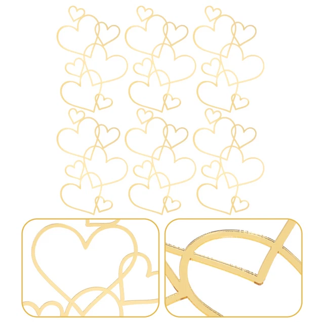 6 Pcs Cake Adornments Valentines Day Cupcake Toppers Cakes Baby Ingredients 2