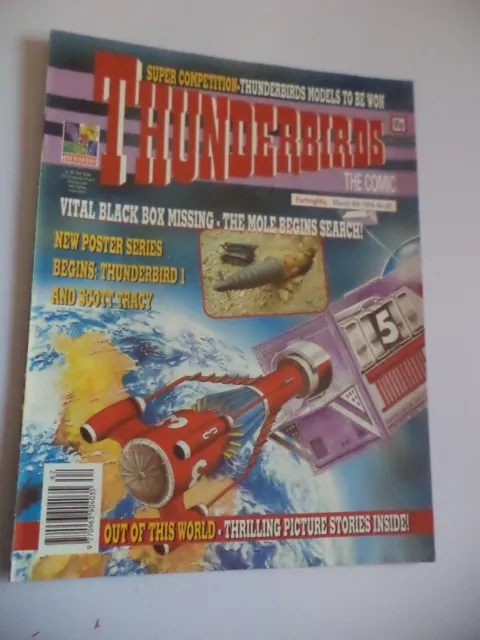 Thunderbirds The Comic Magazine No 62 Old Vintage Magazine 4 March 1994