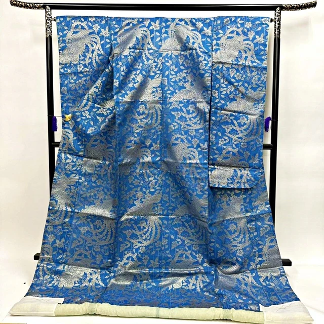 Japanese Kimono Uchikake Wedding Pure Silk  japan 763