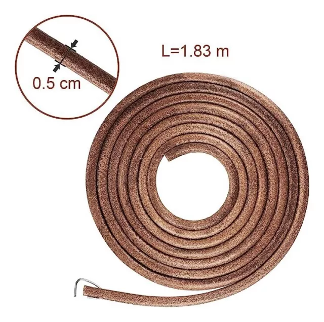 183cm Leather Treadle Belt Replacement Parts With Hook For Singer Sewing Machine 3