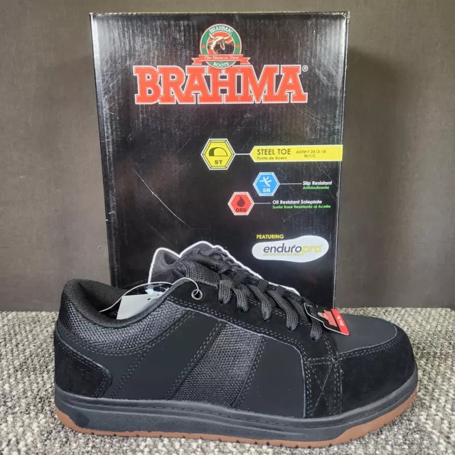 Brahma men's grate deals steel toe skate sneaker