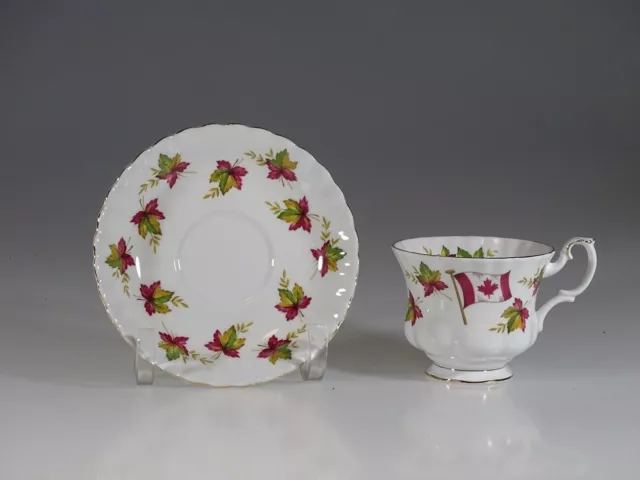 Royal Albert 'From Sea To Sea' Canadian Tea Cup and Saucer,  England  c.1970