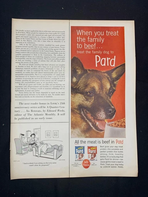 Magazine Ad* - 1961 - Pard Dog Food - German Shepherd