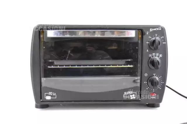 Forno Elettrico Ventilato Era Ora 20 Litri Nero