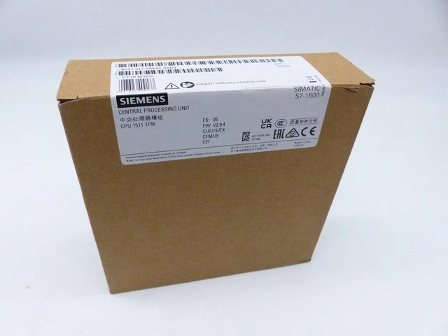 Siemens Simatic S7 Cpu 1511-1Pn 6Es7 511-1Ak02-0Ab0 Es: 5 (6444Z)