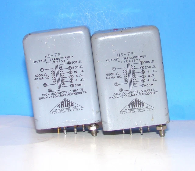 VINTAGE TRIAD HS73 Audio Output Transformer Vacuum tube amplifier