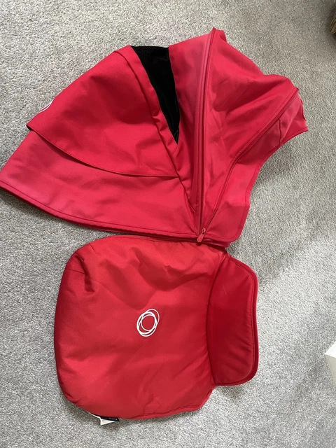 BUGABOO DONKEY3 RED Hood Sun Canopy Donkey 1 2 3 5 Apron 29.99 PicClick UK