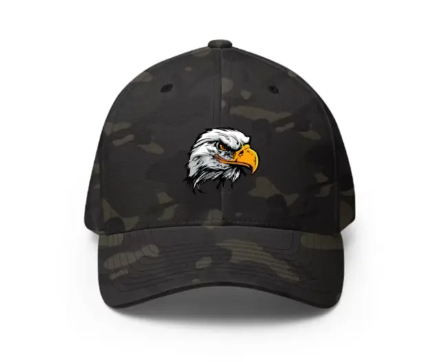 Eagle Head Flexfit Structured Twill Cap