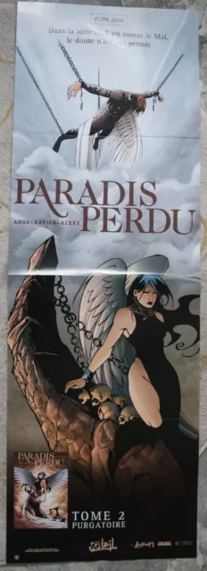 Affiche publicitaire "paradis perdu"  Ange/Xavier Editions Soleil