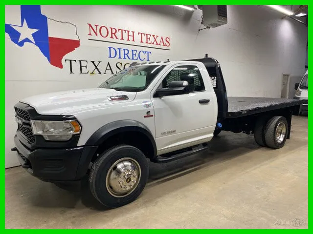 2022 Ram 5500 Chassis Cab Tradesman Flat Bed Diesel Dually Aisin Single Cab