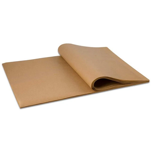 100 pezzi carta pergamena non sbiancata, carta da forno pretagliata, 12 Z1W2