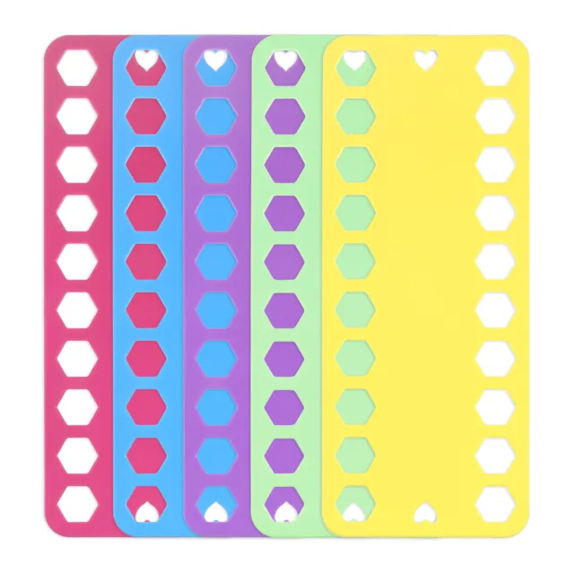 10 tarjetas organizadoras de hilo dental bordado 5 colores 20 posiciones para coser