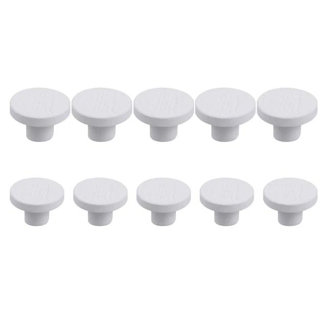 10 Pcs Fragging Plugs Frag Disc Coral Ceramic Base Magnetic Mount Glass